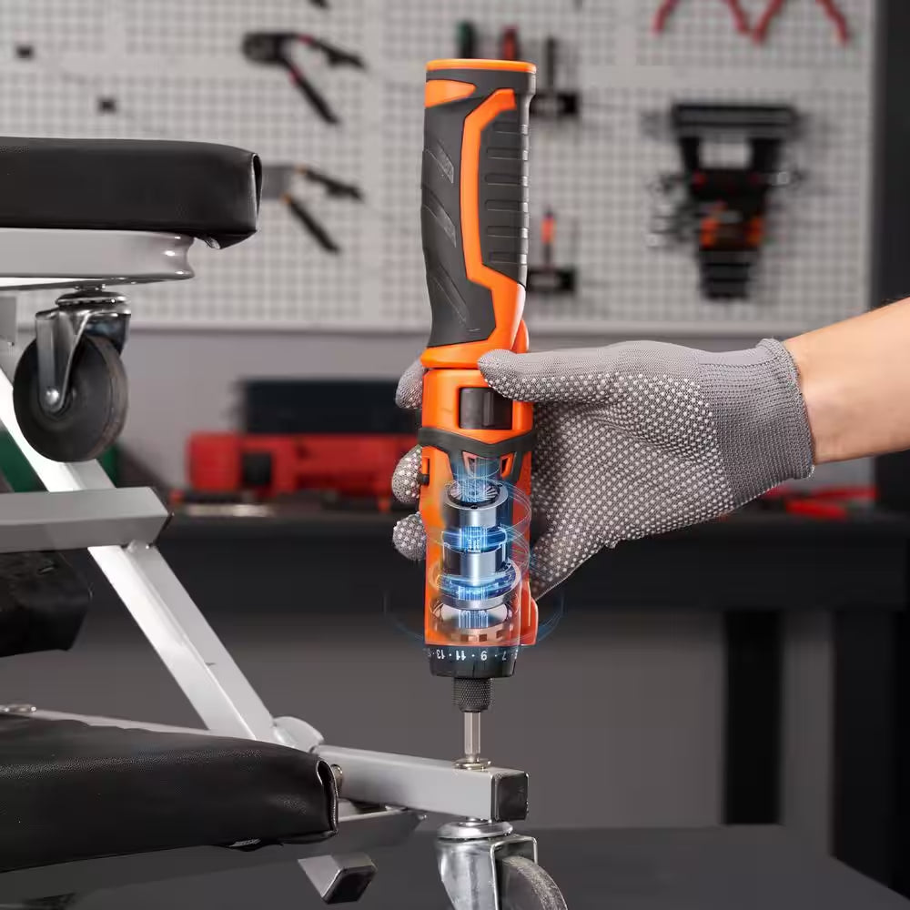 Cordless Screwdriver Set, 4-Volt 7Nm Electric Screwdriver Rechargeable Set