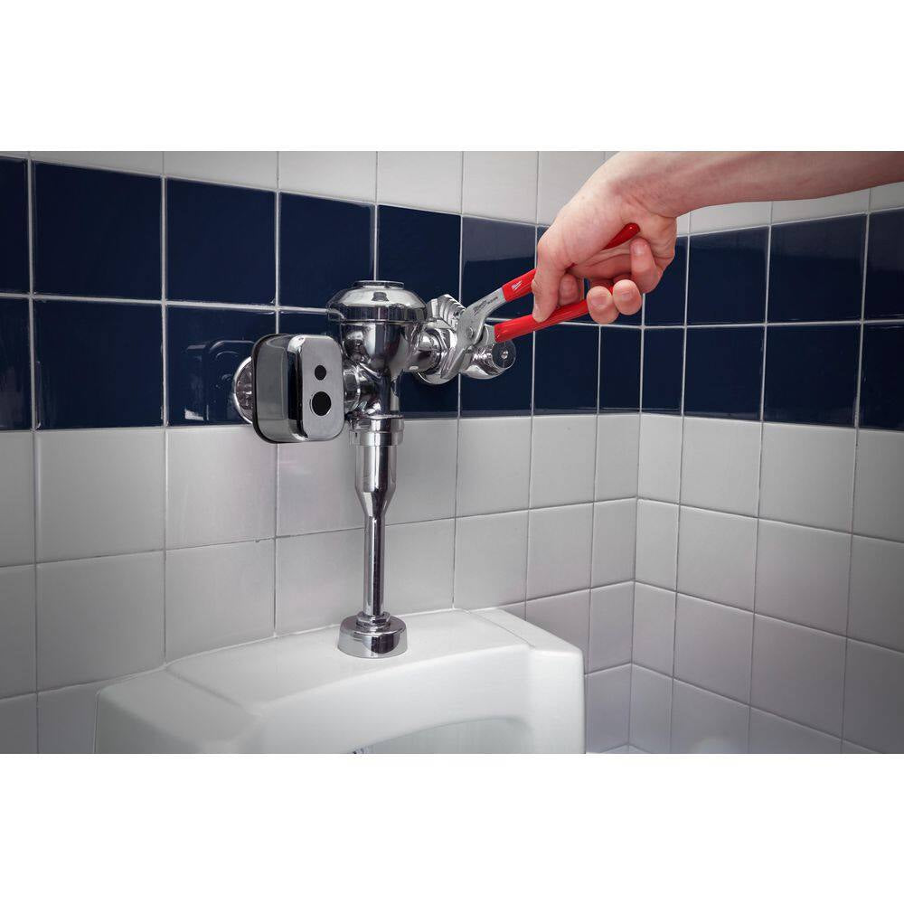 12 In. Smooth Dipped Grip Jaw Plier and 1/2 In. Mini Copper Cutter (2-Piece Tool Set)