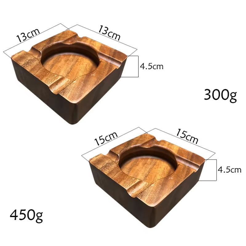 Walnut Cigar Ashtray Home Ashtray Smoking Accessories Home Gadgets