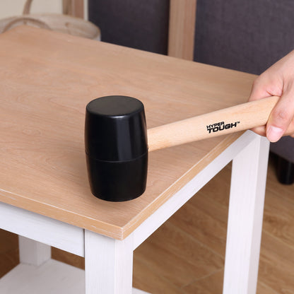 16 Ounce Rubber Mallet with Wood Handle TH70020A