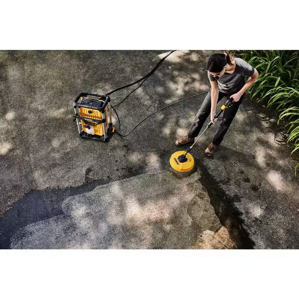 12 In. Rotating Driveway and Sidewalk Surface Cleaner Pressure Washer Attachment (3000 PSI MAX)