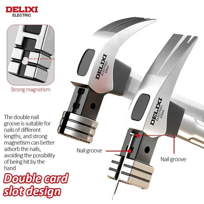 Claw Hammer Woodworking Hammer Nail up Tool Multi-Functional High Carbon Steel Hammer