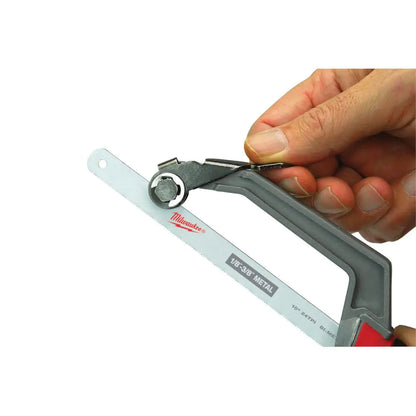 Compact Hack Saw with 10 In. 24 TPI Bi-Metal Blade