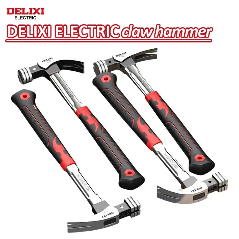 Claw Hammer Woodworking Hammer Nail up Tool Multi-Functional High Carbon Steel Hammer