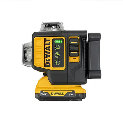 2025 DW089LG 3 Sides*360 Degree Vertical 12V Lithium Battery 12 Lines Laser Level Horizontal Green Meter Outdoor TOOL