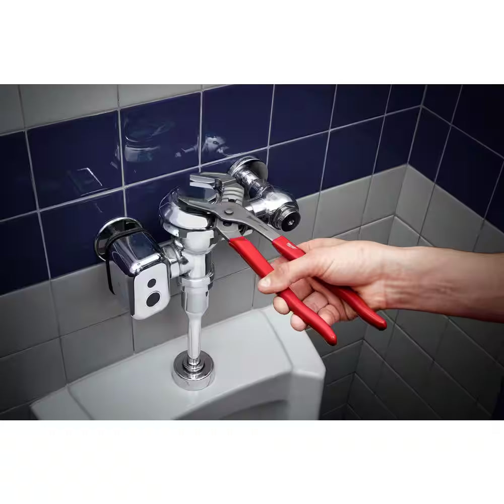 12 In. Smooth Dipped Grip Jaw Plier and 1/2 In. Mini Copper Cutter (2-Piece Tool Set)