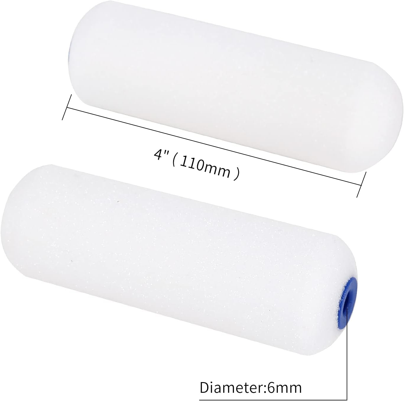 Foam Paint Roller, 4 Inch Paint Roller 10 Pack, Small Paint Roller, Foam Paint Roller 4 Inch, Small Foam Paint Roller High Density, 4 Inch Foam Rollers for Painting Walls, Cabinets