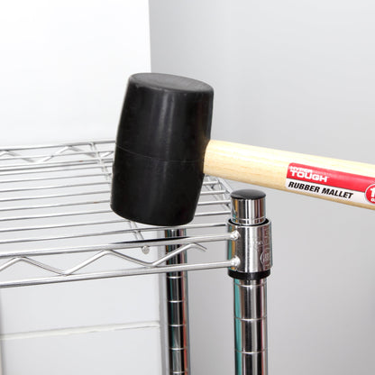 16 Ounce Rubber Mallet with Wood Handle TH70020A