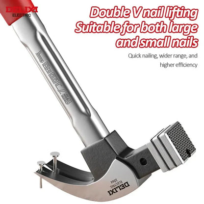 Claw Hammer Woodworking Hammer Nail up Tool Multi-Functional High Carbon Steel Hammer