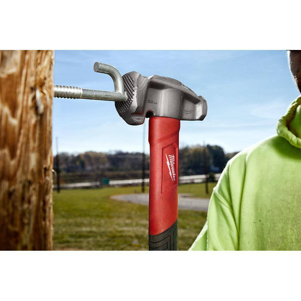 36 Oz. 4-In-1 Lineman'S Hammer with 9 In. High-Leverage Lineman Pliers