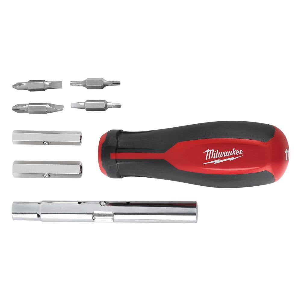 11-In-1 Multi-Bit Screwdriver and 6-In-1 Stubby Multi-Bit Screwdriver Set (2-Piece)