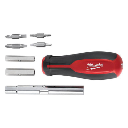 11-In-1 Multi-Bit Screwdriver and 6-In-1 Stubby Multi-Bit Screwdriver Set (2-Piece)