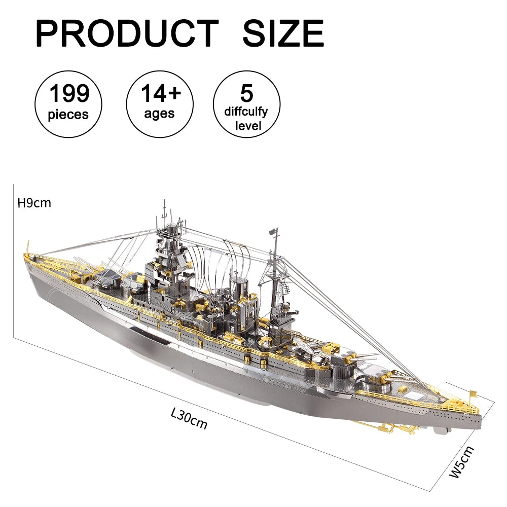 3D Nagato Class Battleship