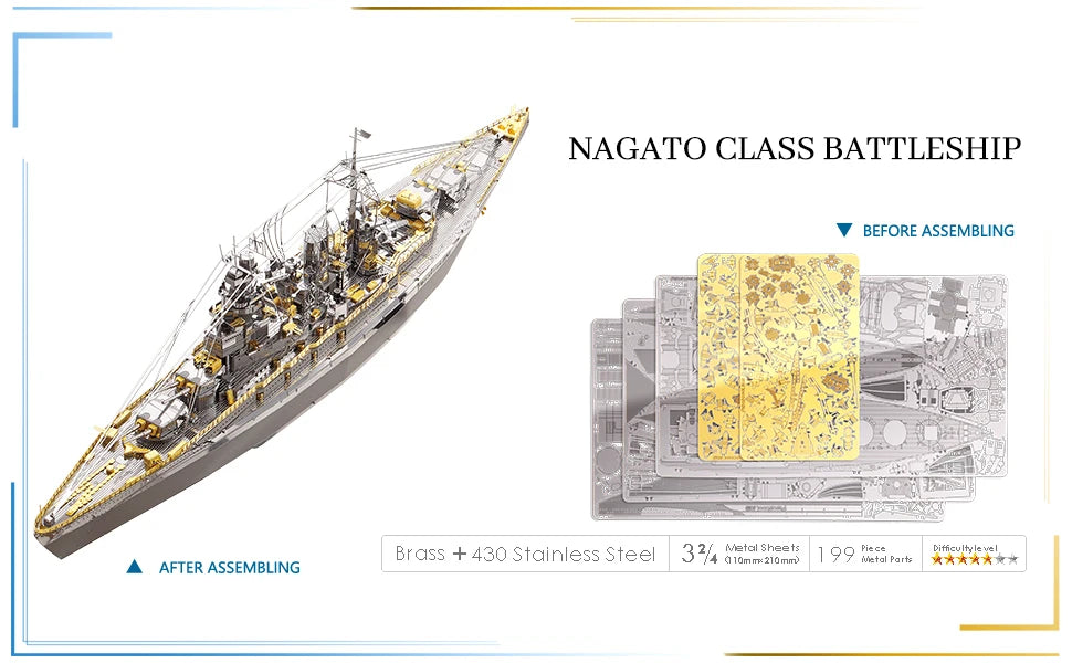 3D Nagato Class Battleship