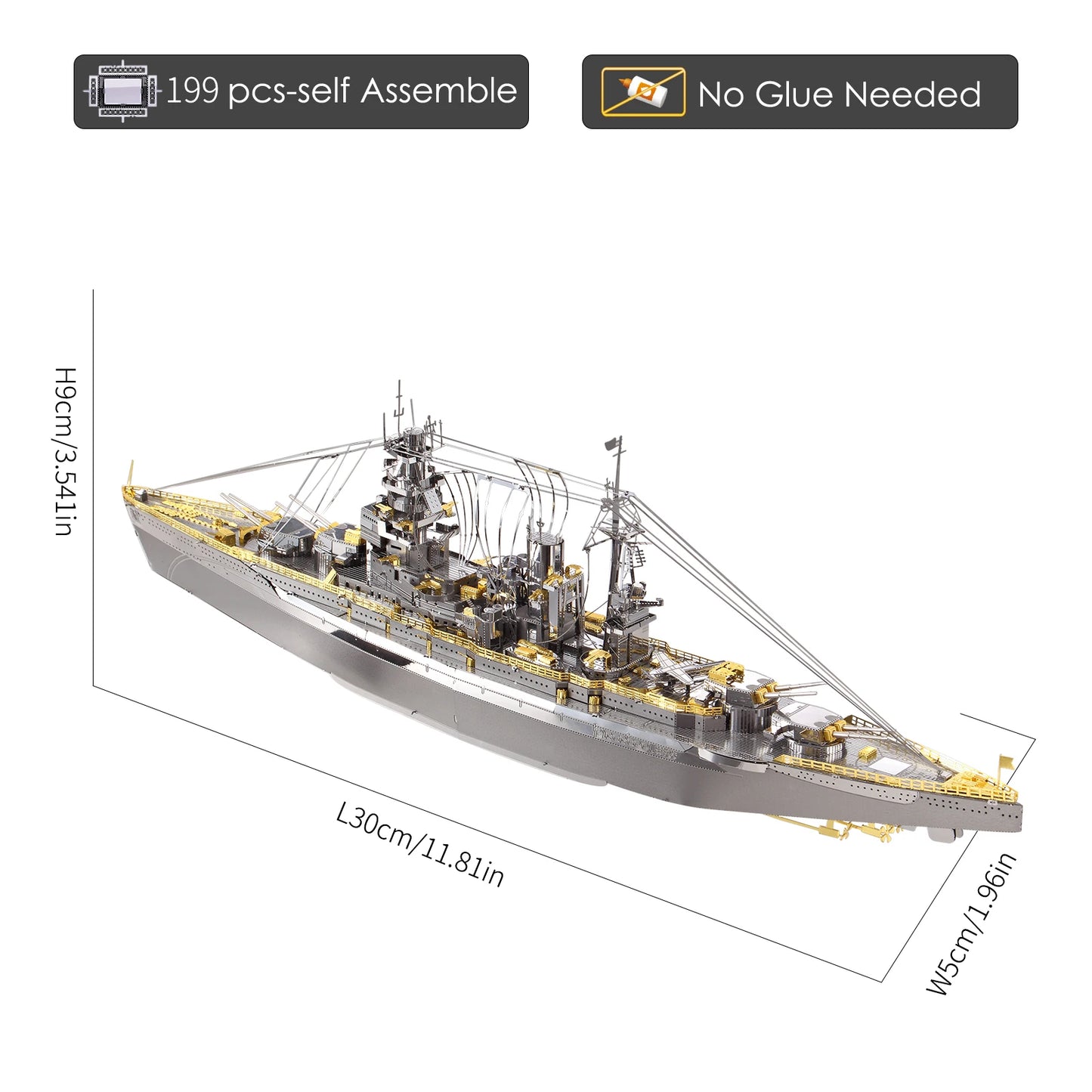 3D Nagato Class Battleship