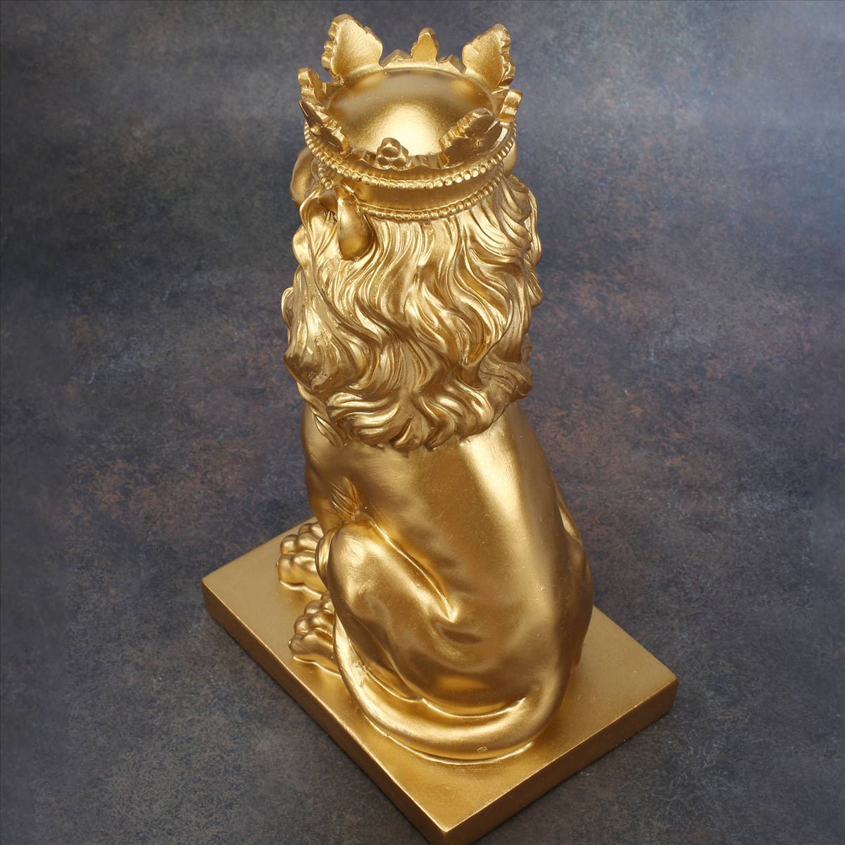 Crowend Lion Statue