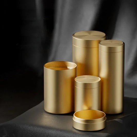 Titanium/Aluminum Alloy Tea/Coffee Can