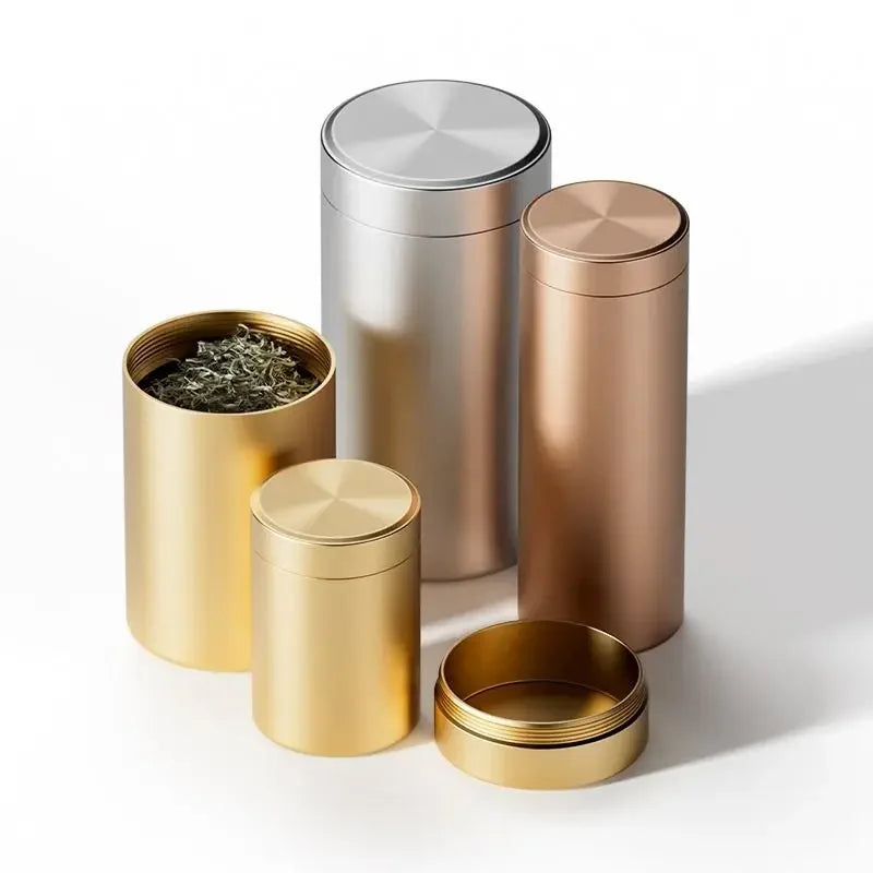 Titanium/Aluminum Alloy Tea/Coffee Can