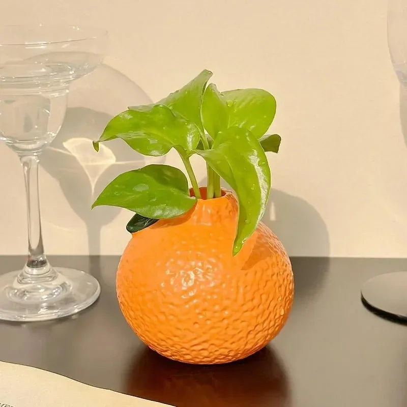 Orange Vase