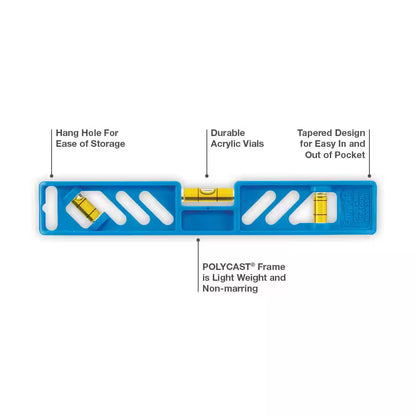 9 In. Polycast Torpedo Level
