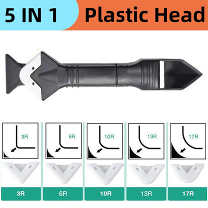 5 in 1 Silicone Scraper and Caulking Finisher Tool set