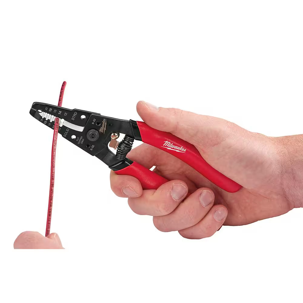 7 In. Wire Stripper with Wire Cutter and Bolt Cutter
