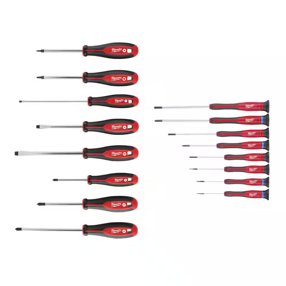 Screwdriver Set with Precision Screwdriver Set (16-Piece)