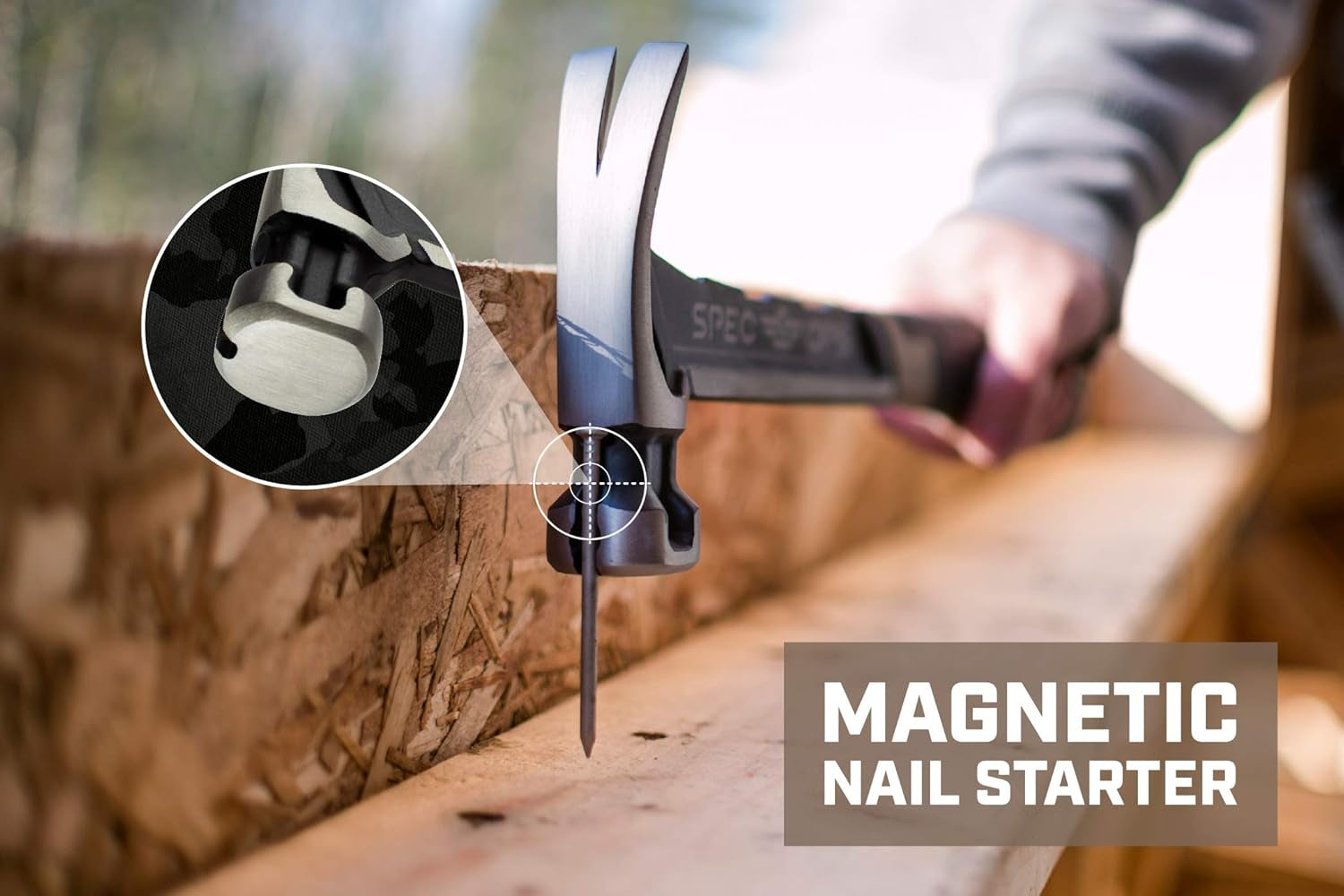 20 Oz Rip Claw Hammer, Shock-Absorbing Grip