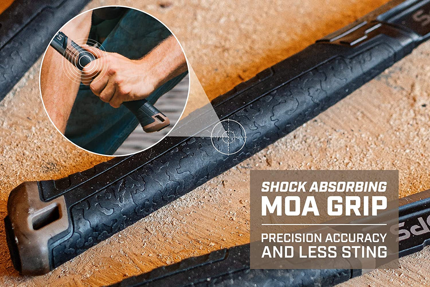 20 Oz Rip Claw Hammer, Shock-Absorbing Grip