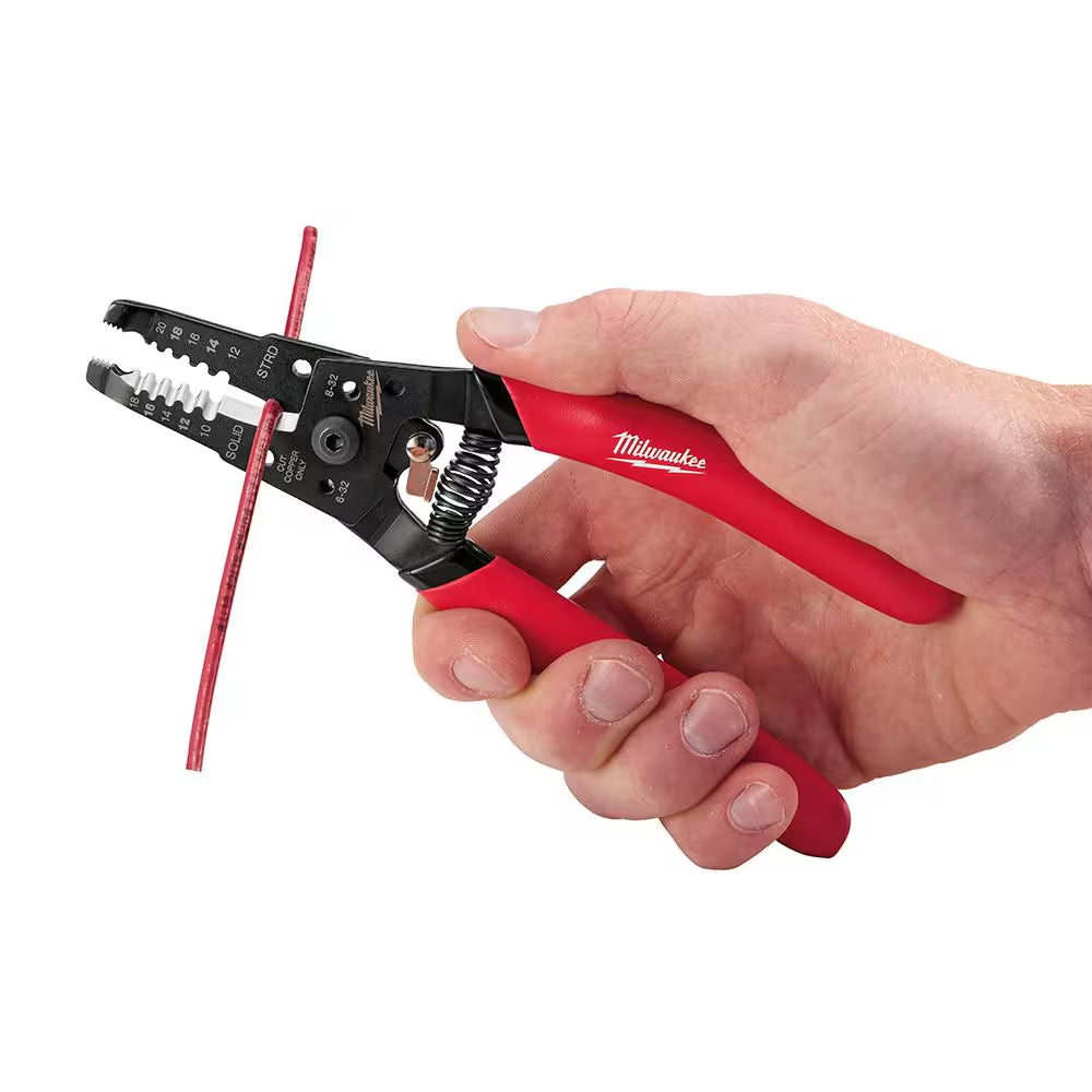 7 In. Wire Stripper with Wire Cutter and Bolt Cutter